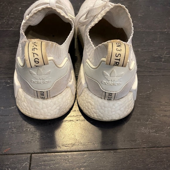 Adidas NMD R1 PK Japan Triple White Size US 6.5/ 39.5 Running Sneakers BZ0221 - Picture 6 of 9